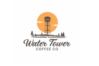 modern coffee shop apparel brand logo