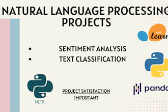 do sentiment analysis, text classification and other nlp projects