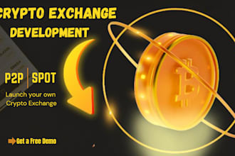 develop p2p, spot crypto exchange