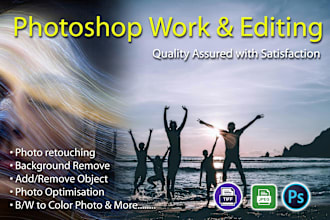 edit high quality image add remove object text background bw to color