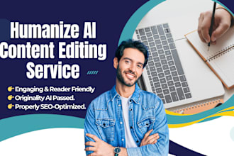 humanize ai content editing, rewriting, paraphrasing with SEO
