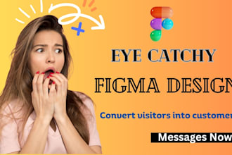 create an appealing figma website design