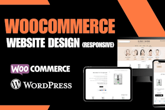 build responsive wordpress ecommerce website or online store