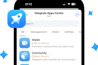 make enterprice telegram mini app