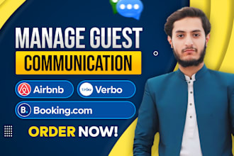 be your airbnb co host for guest communication and listing management