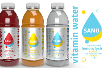 design packaging label and box for your bottle or jar