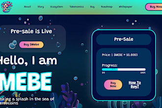 create solana presale website, solana memes coin with solana spl token