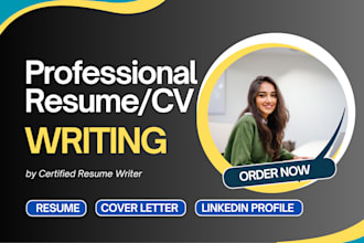 rewrite and upgrade professional resume, cover letter and linkedin optimization