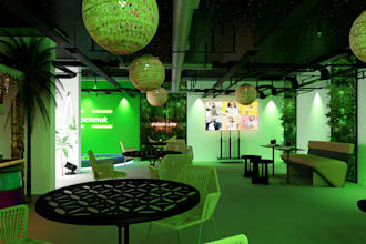 kiosk, 3d exhibition stand, booth, stall