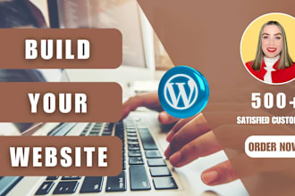 build modern wordpress website, blog, or landing page