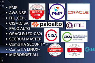 help in pmp,prince2,scrum master, psm, ,sixsigma, pspo