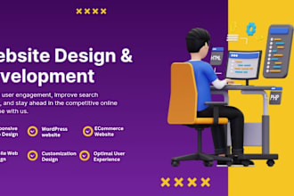create responsive mern stack website with modern design