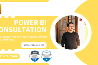 be your power bi expert, power bi mentor, power bi consultant, power bi trainer