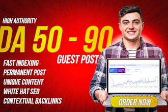 guest post on high da90 blog with dofollow contextual SEO backlinks