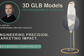 create 3d glb models for ar, shopify, amazon