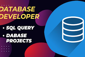 create database projects with complex sql queries and erd