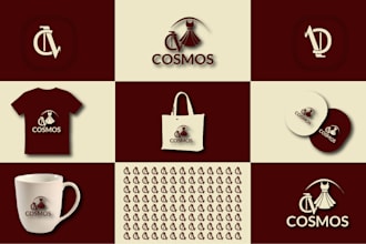 create modern and trendy logo design for you within 6 hours