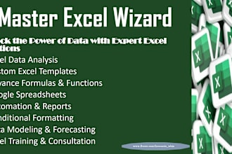 ms excel expert for data analysis and automation