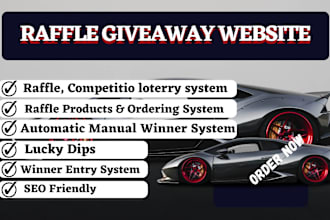 do your professional raffle, competition, or giveaway wordpress website