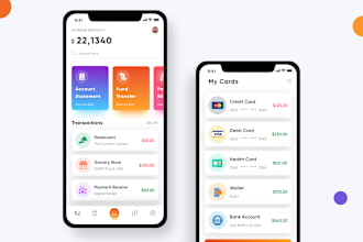 develop fintech app, loan webapp, investment app, fintech ui ux fintech app