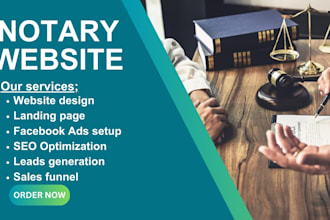 build notary website lawyer website attorney website law firm website