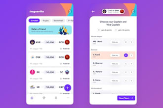 develop fantasy sport app, fantasy app, tournament app