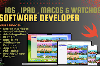 build mobile app for ios, iphone, ipad, apple watch