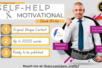 be your nonfiction self ebook writer, ghostwriter, ghost book writer, amazon kdp