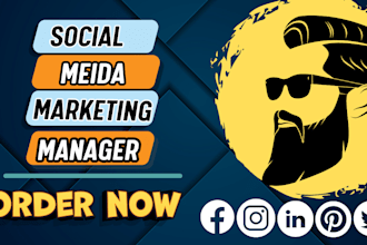 be your digital marketing manager and social media manager