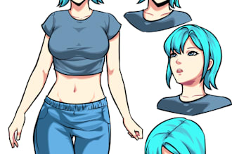 make character design for dnd, vtuber, game