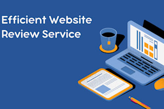 review your website and suggest suitable improvements