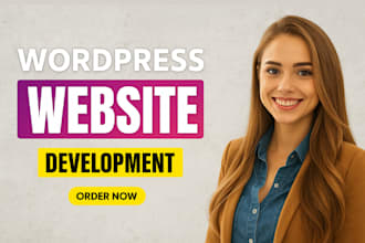 build wordpress website, wordpress landing page, wordpress elementor expert
