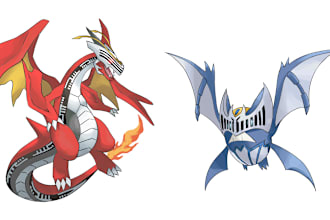 draw pokemon, digimon, original monster design and concept