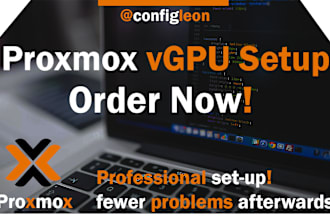 setup proxmox gpu passthrough or vgpu