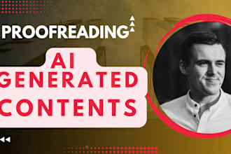 proofread edit paraphrase rewrite ai generated content