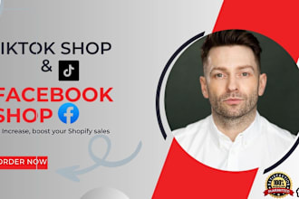 set up facebook shop, tiktok shop dropshipping with product hunting