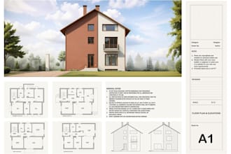 draw 2d floor plans and 3d floor plans in autocad and revit