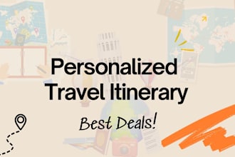 plan your personalized travel itinerary
