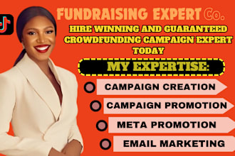 create, manage, and do promotion your crowdfunding campaign, gofundme