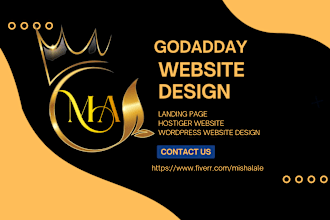 develop hostinger ,godaddy, wordpress website design or redesign