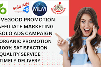 do viral solo ads campaign affiliate link promotion MLM leads livegood promotion