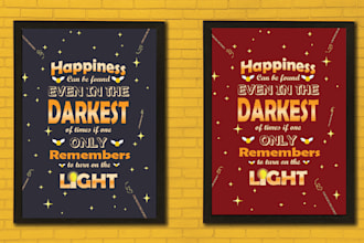 design typography posters tshirt and wallart for you