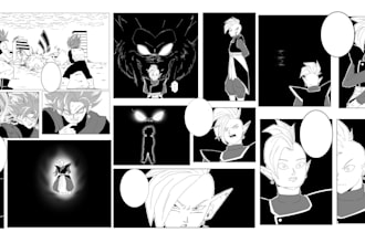 draw a manga panel for you