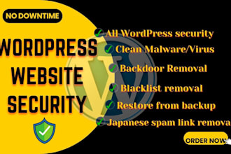 fix hacked wordpress website, wordpress malware removal and security