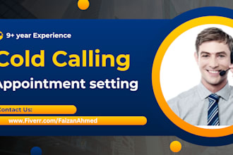 do USA b2b b2c cold calling and set appointments