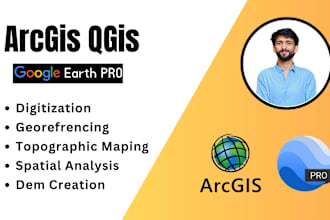 perform digitization in arcgis and google earth pro