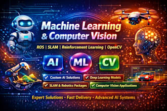 create machine learning, computer vision, reinforcement learning projects