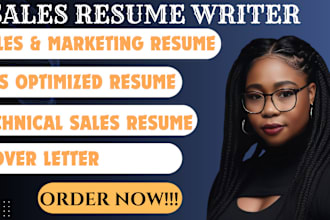 write you a professional tech sales resume, CV, cover letter, linkedin