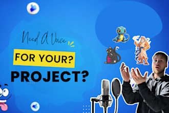 be your professional english male character voice