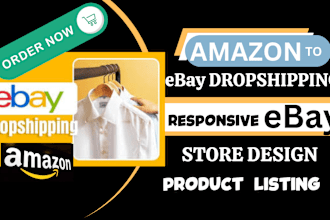 create ebay dropshipping store design do amazon to ebay top product listing